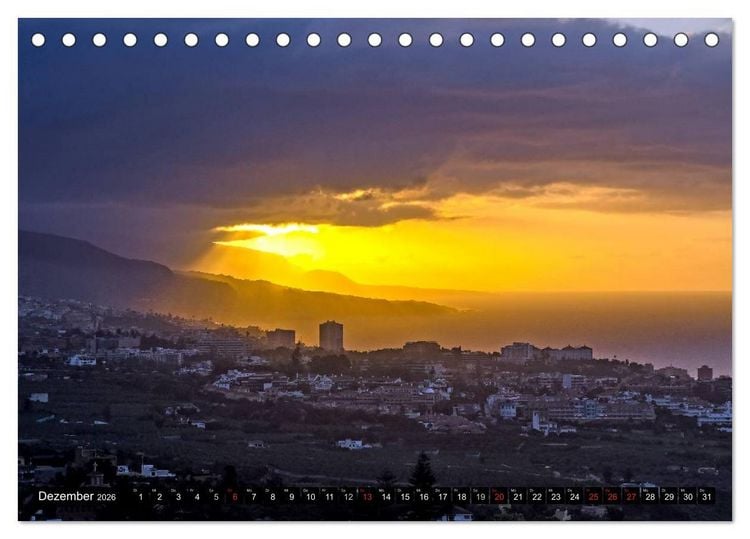 Produktbild: Teneriffas rauer Norden (Tischkalender 2026 DIN A5 quer), CALVENDO Monatskalender