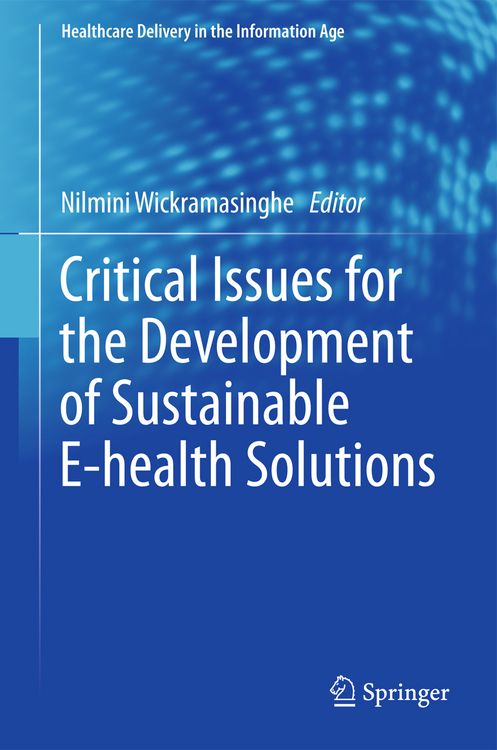 Produktbild: Critical Issues for the Development of Sustainable E-health Solutions