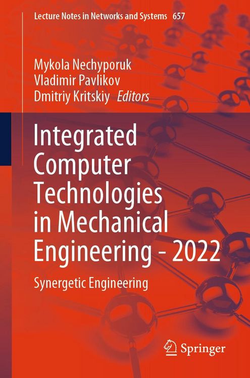 Produktbild: Integrated Computer Technologies in Mechanical Engineering - 2022