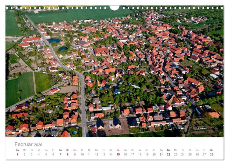 Produktbild: Harzvorland Luftbilder 2026 (Wandkalender 2026 DIN A3 quer), CALVENDO Monatskalender