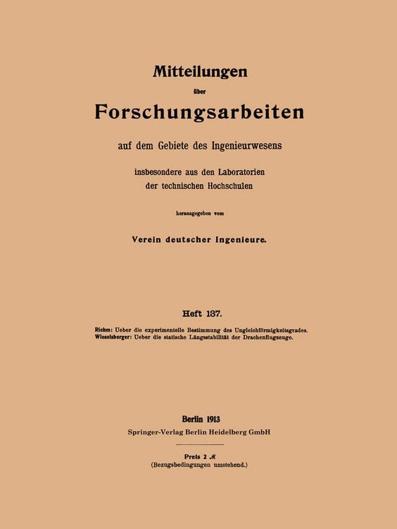 Produktbild: Mitteilungen &uuml;ber Forschungsarbeiten auf dem Gebiete des Ingenieurwesens