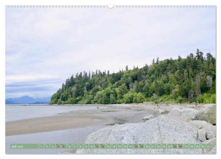 Produktbild: Wunderbares Vancouver - 2026 (Wandkalender 2026 DIN A2 quer), CALVENDO Monatskalender