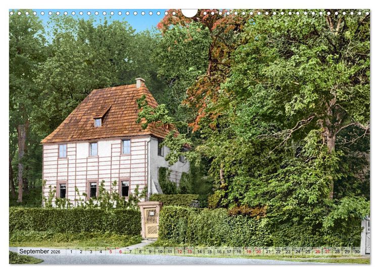 Produktbild: Th&uuml;ringen um das Jahr 1900 &ndash; Fotos neu restauriert und detailcoloriert. (Wandkalender 2026 DIN A3 quer), CALVENDO Monatskalender