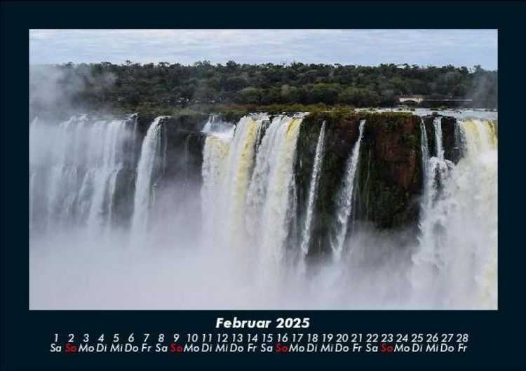 Produktbild: Wasserf&auml;lle 2025 Fotokalender DIN A5