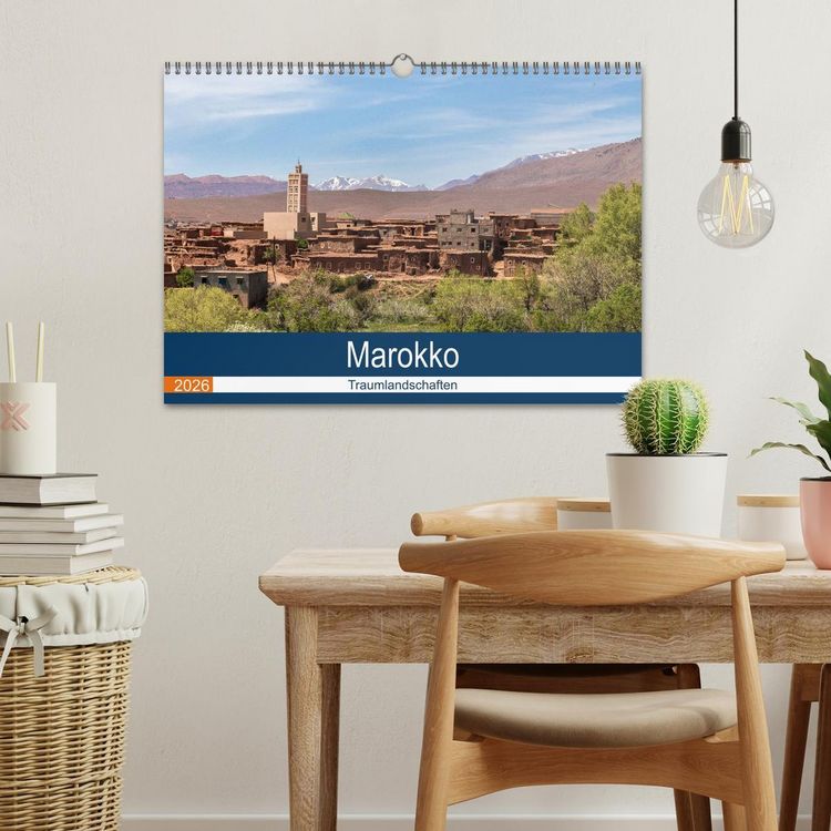 Produktbild: Marokko Traumlandschaften (Wandkalender 2026 DIN A3 quer), CALVENDO Monatskalender