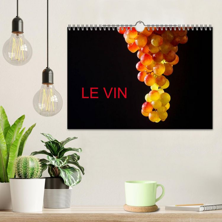 Produktbild: LE VIN (Calendrier mural 2026 DIN A4 vertical), CALVENDO calendrier mensuel
