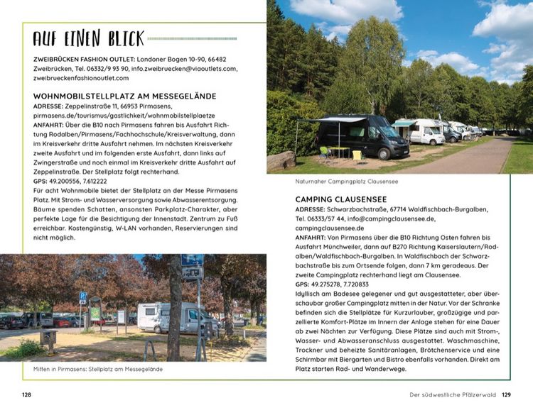 Produktbild: Wochenend und Wohnmobil - Kleine Auszeiten in der Pfalz
