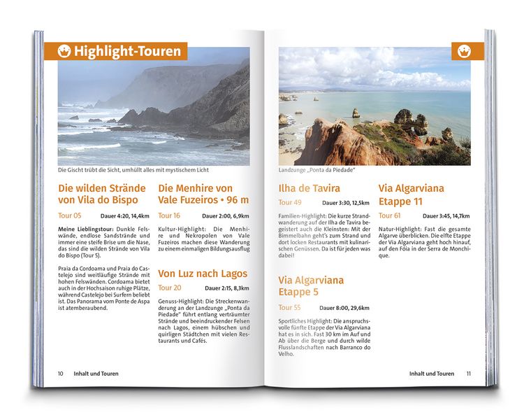 Produktbild: KOMPASS Wanderf&uuml;hrer Algarve mit Fernwanderweg Via Algarviana, 64 Touren / Etappen mit Extra-Tourenkarte