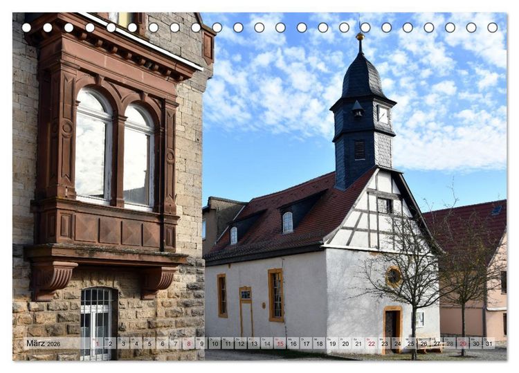 Produktbild: Wunderbares Th&uuml;ringen - besondere Dorfkirchen (Tischkalender 2026 DIN A5 quer), CALVENDO Monatskalender