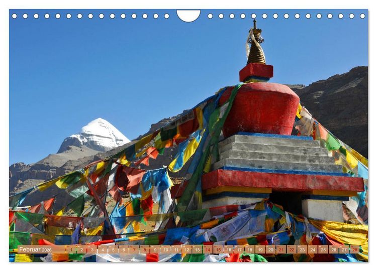 Produktbild: Tsch&ouml;rten, Architektur des Himalaya (Wandkalender 2026 DIN A4 quer), CALVENDO Monatskalender
