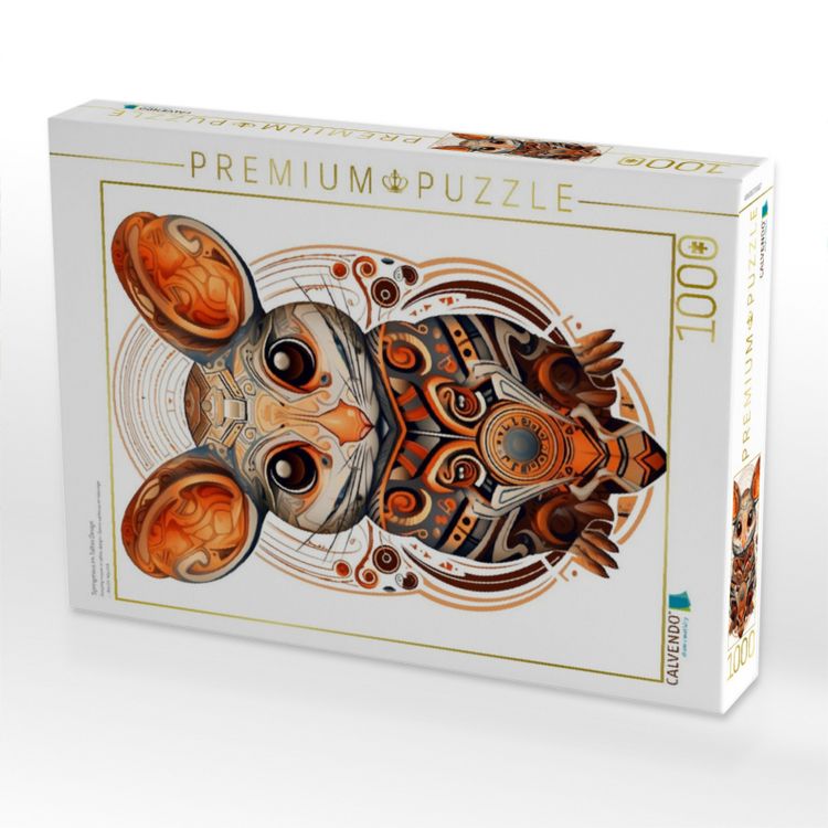 Produktbild: CALVENDO Puzzle Springmaus im Tattoo Design | 1000 Teile Lege-Gr&ouml;&szlig;e 64x48cm Foto-Puzzle f&uuml;r gl&uuml;ckliche Stunden