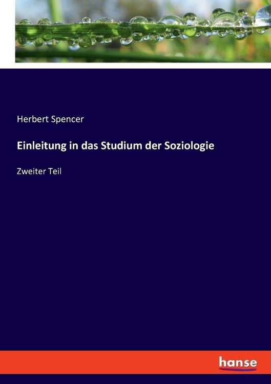 Produktbild: Einleitung in das Studium der Soziologie