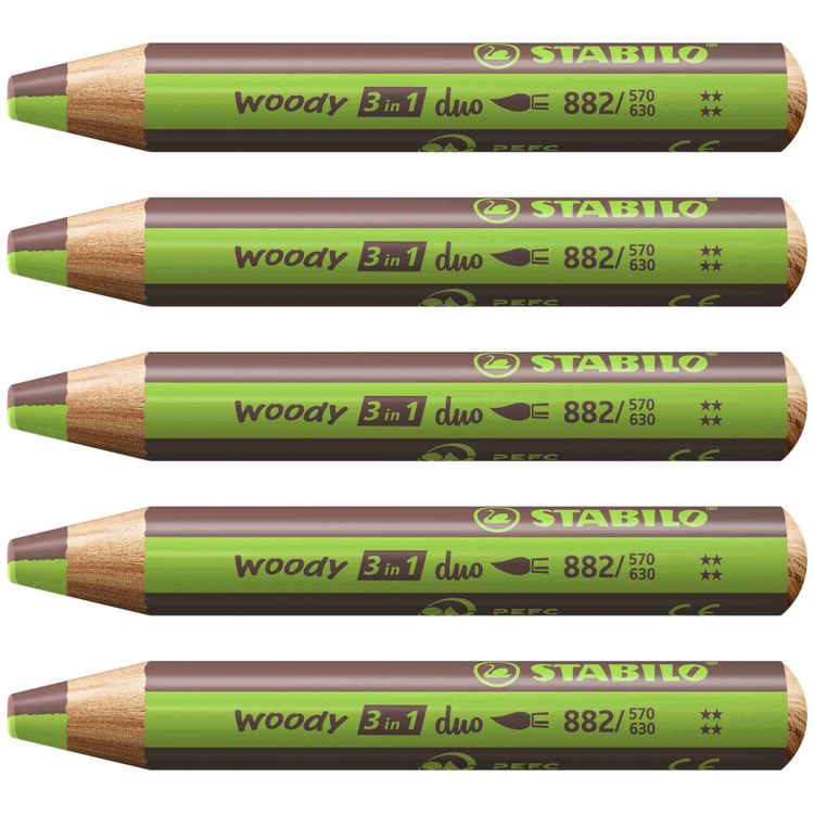 Produktbild: STABILO Aquarellbuntstift woody 3 in 1 duo