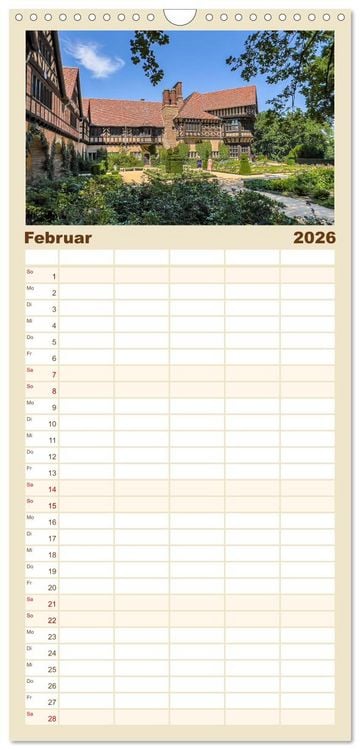 Produktbild: Familienplaner 2026 - Potsdam - Schlösser, Parks und der Alte Fritz mit 5 Spalten (Wandkalender, 21 x 45 cm) CALVENDO