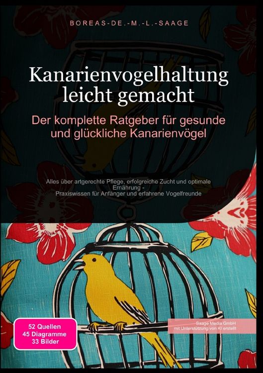 Produktbild: Vogel (DE) / Kanarienvogelhaltung leicht gemacht: Der komplette Ratgeber f&uuml;r gesunde und gl&uuml;ckliche Kanarienv&ouml;gel