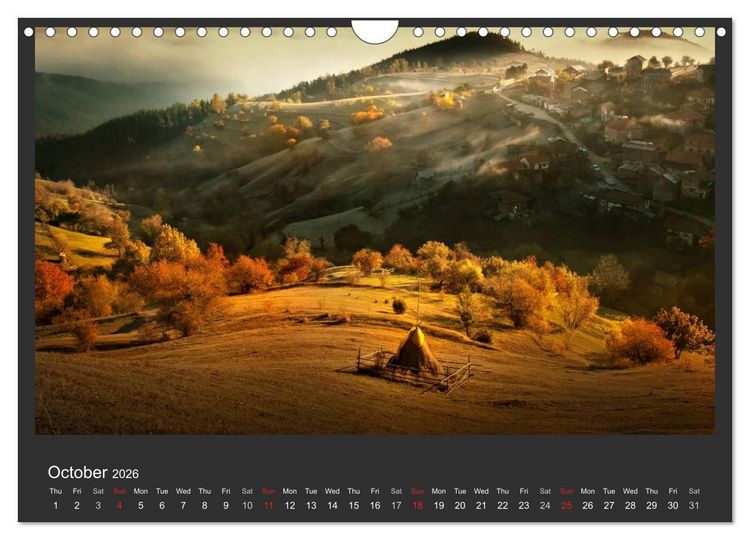 Produktbild: Adorable Nature - Images from Bulgaria / UK-Version (Wall Calendar 2026 DIN A4 landscape), CALVENDO 12 Month Wall Calendar