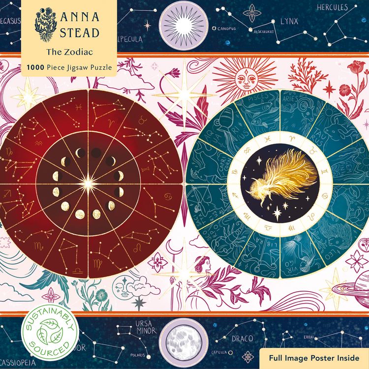 Produktbild: Puzzle &ndash; Anna Stead, Das Tierkreiszeichen