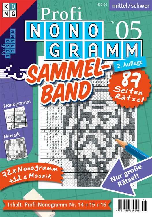 Produktbild: Profi-Nonogramm 3er-Band Nr. 5