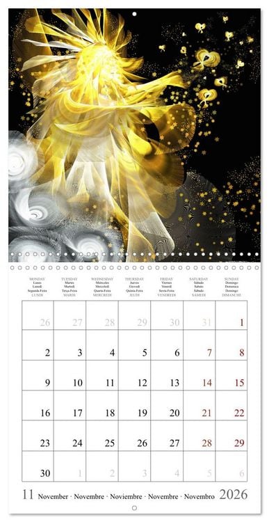 Produktbild: Digital fantasy (Wall Calendar 2026 12 &times; 12 Inch) CALVENDO 12 Month Wall Calendar