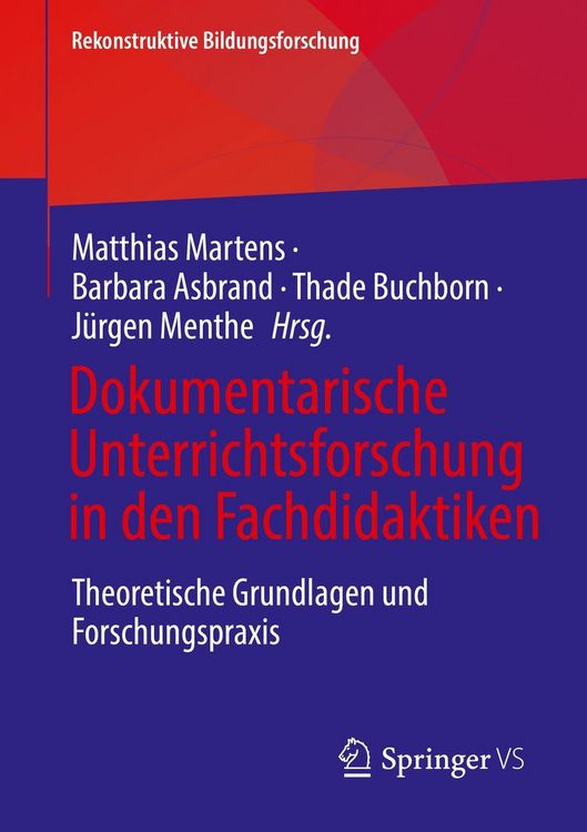 Produktbild: Dokumentarische Unterrichtsforschung in den Fachdidaktiken