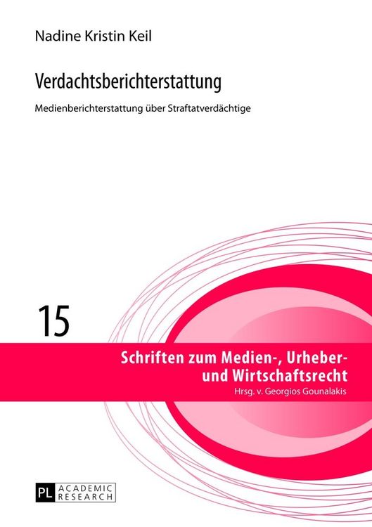 Produktbild: Verdachtsberichterstattung