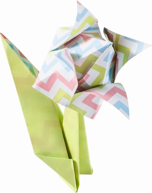 Produktbild: Folia  Faltbl&auml;tter Set BL&Uuml;TEN, 50 Blatt in 15x15cm, 120 Blatt in 7,5x7,5cm