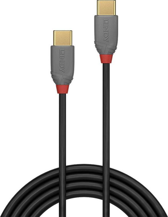 Produktbild: LINDY USB-Kabel USB 2.0 USB-C&reg; Stecker, USB-C&reg; Stecker 2.00m Schwarz 36872