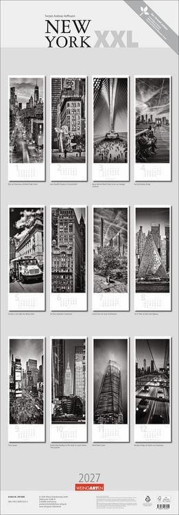 Produktbild: New York XXL Kalender 2027