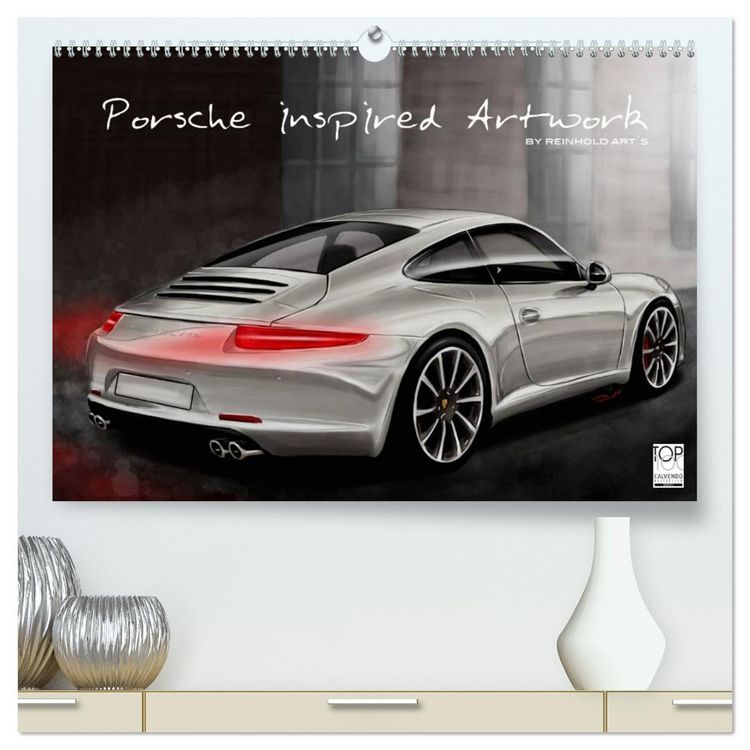 Produktbild: Porsche inspired Artwork by Reinhold Art&acute;s (hochwertiger Premium Wandkalender 2026 DIN A2 quer), Kunstdruck in Hochglanz