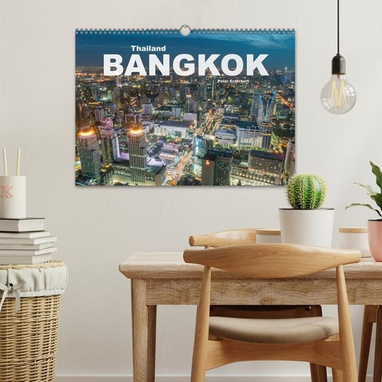 Produktbild: Bangkok - Thailand (Wandkalender 2026 DIN A3 quer), CALVENDO Monatskalender