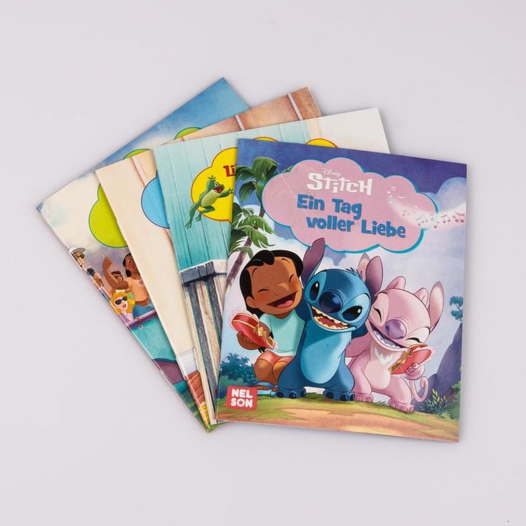 Produktbild: Nelson Mini-B&uuml;cher: 4er Disney Lilo & Stitch 1-4