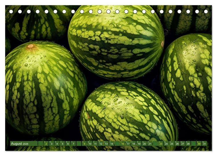 Produktbild: GR&Uuml;N - Gem&uuml;se und Obst - Knackig und Frisch (Tischkalender 2026 DIN A5 quer), CALVENDO Monatskalender