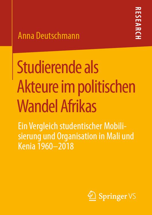 Produktbild: Studierende als Akteure im politischen Wandel Afrikas
