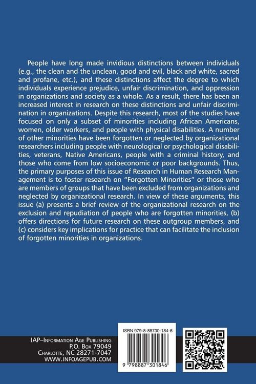 Produktbild: Forgotten Minorities in Organizations
