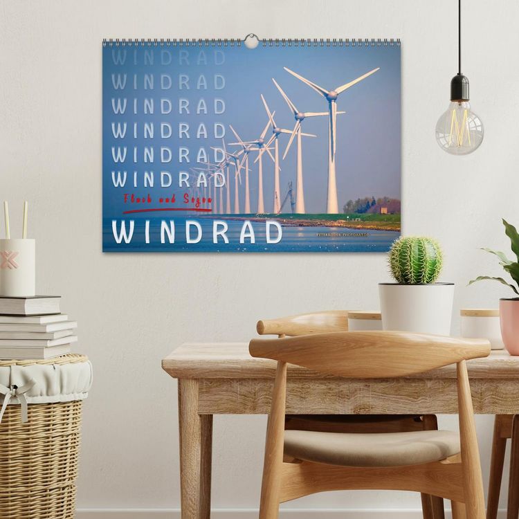 Produktbild: Windrad - Fluch und Segen (Wandkalender 2026 DIN A3 quer), CALVENDO Monatskalender