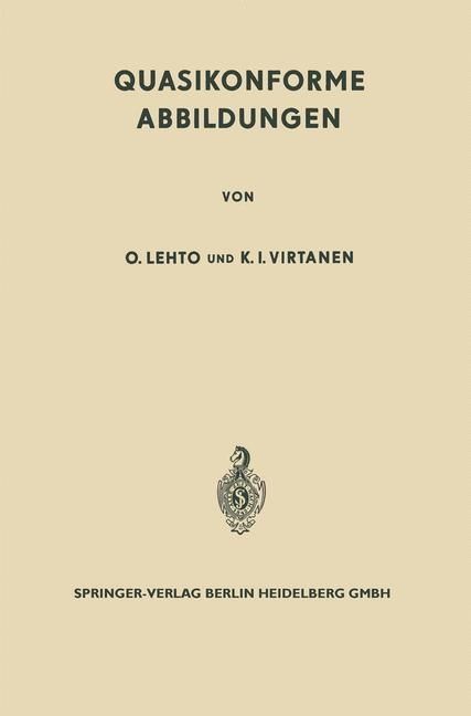 Produktbild: Quasikonforme Abbildungen