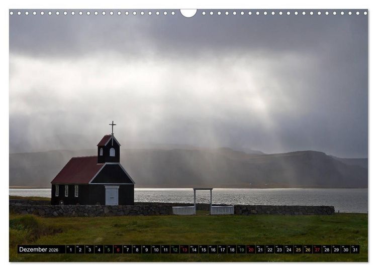 Produktbild: Stimmungsvolles Island (Wandkalender 2026 DIN A3 quer), CALVENDO Monatskalender