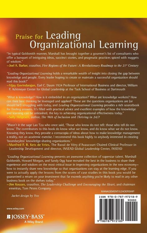 Produktbild: Leading Organizational Learning