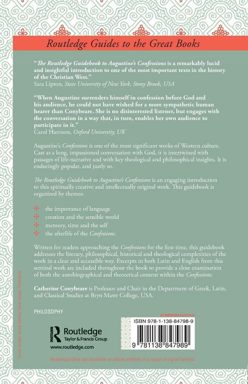 Produktbild: The Routledge Guidebook to Augustine's Confessions