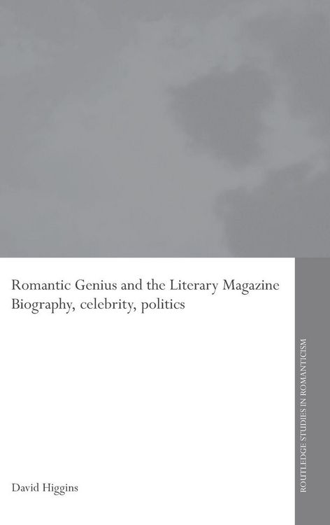 Produktbild: Romantic Genius and the Literary Magazine