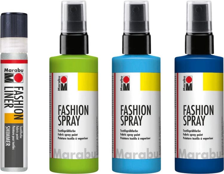 Produktbild: Marabu Fashion Spray Cool Denim 3x100ml