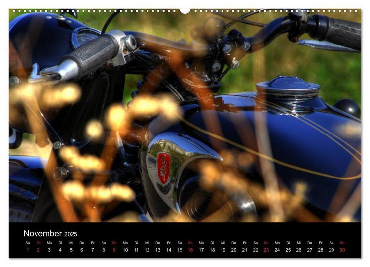 CALVENDO Puzzle 1000 Teile – Motiv: Zündapp DB 200 Motorrad, Premium-Qualität Aus Europa, 64x48 Cm