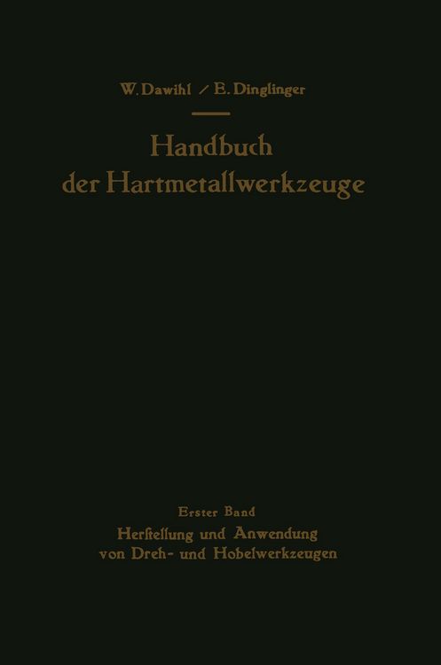 Produktbild: Handbuch der Hartmetallwerkzeuge