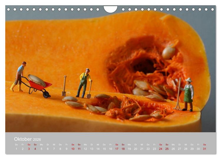 Produktbild: Das zweite Leben von Miniatur-Figuren (Wandkalender 2026 DIN A4 quer), CALVENDO Monatskalender