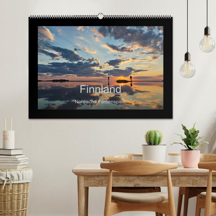 Produktbild: Finnland - Nordische Farbenspiele (Wandkalender 2026 DIN A2 quer), CALVENDO Monatskalender