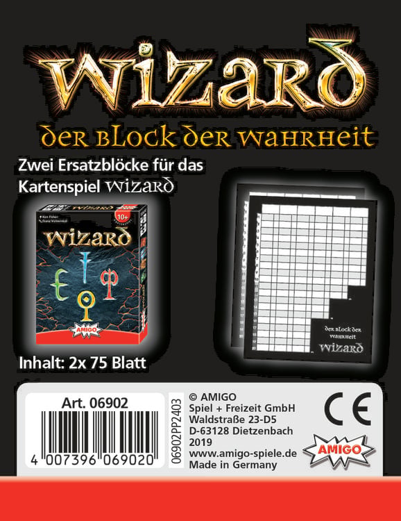 Produktbild: Wizard - der Block der Wahrheit, 2 Ersatzbl&ouml;cke (Spiel-Zubeh&ouml;r)