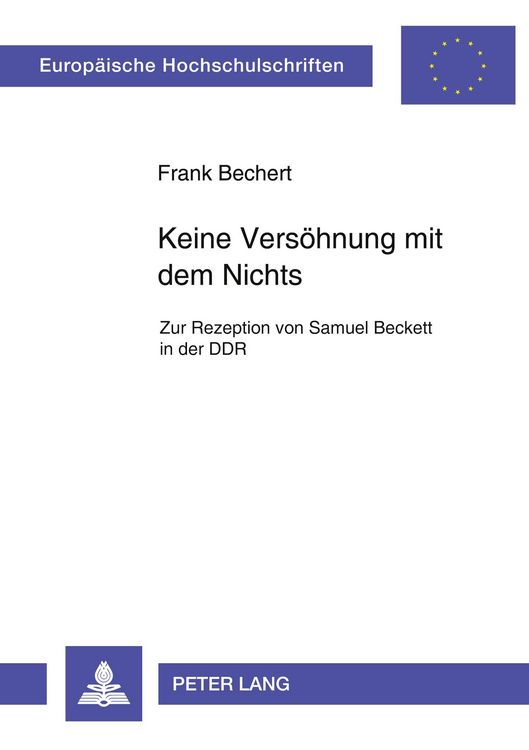 Produktbild: Keine Vers&ouml;hnung mit dem Nichts