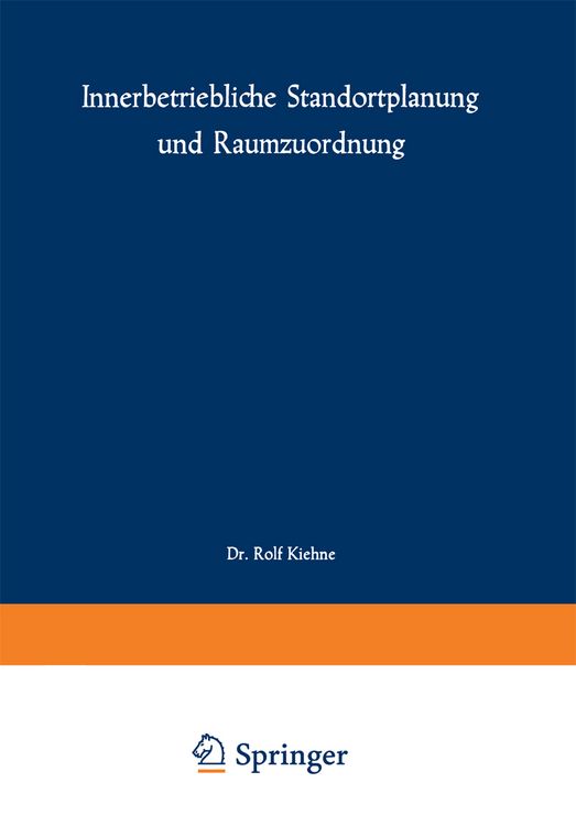 Produktbild: Innerbetriebliche Standortplanung und Raumzuordnung