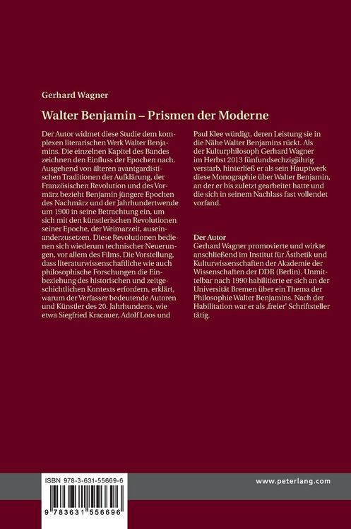 Produktbild: Walther Benjamin - Prismen der Moderne