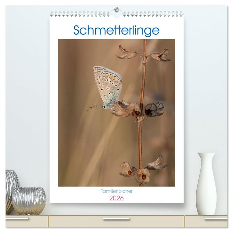 Produktbild: Schmetterlinge in Bayern (hochwertiger Premium Wandkalender 2026 DIN A2 hoch), Kunstdruck in Hochglanz